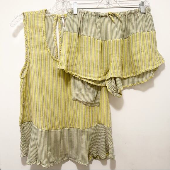 Free People Annabelle Set in Yellow Glow Combo Small NWOT - Picture 6 of 10